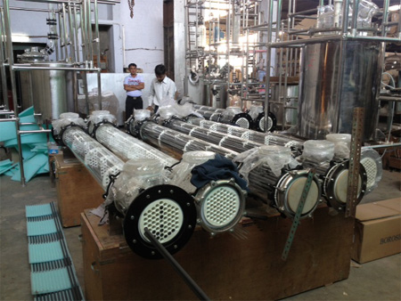Glass Shell & Tube Heat Exchangers